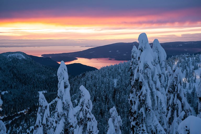 Photo of Hollyburn Peak at sunset