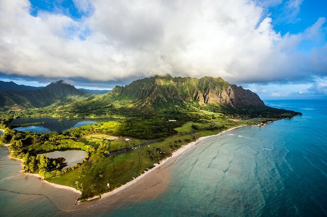 View from Helicopter Tour on Oahu